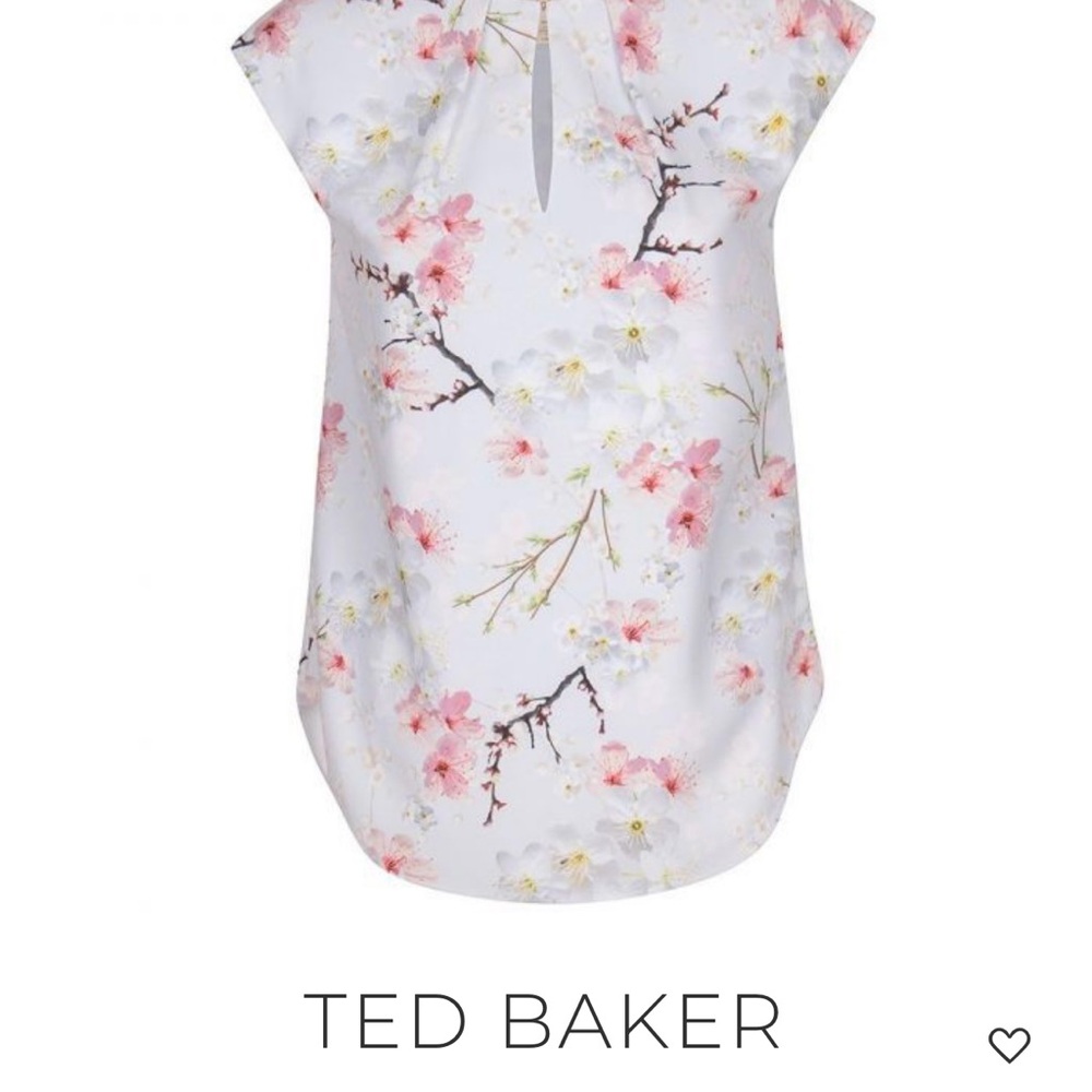 Ted Baker Neebye Oriental cherry blossom top